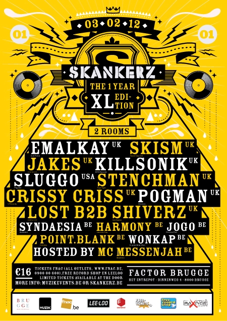 Skankerz affiche op 03/02/2012