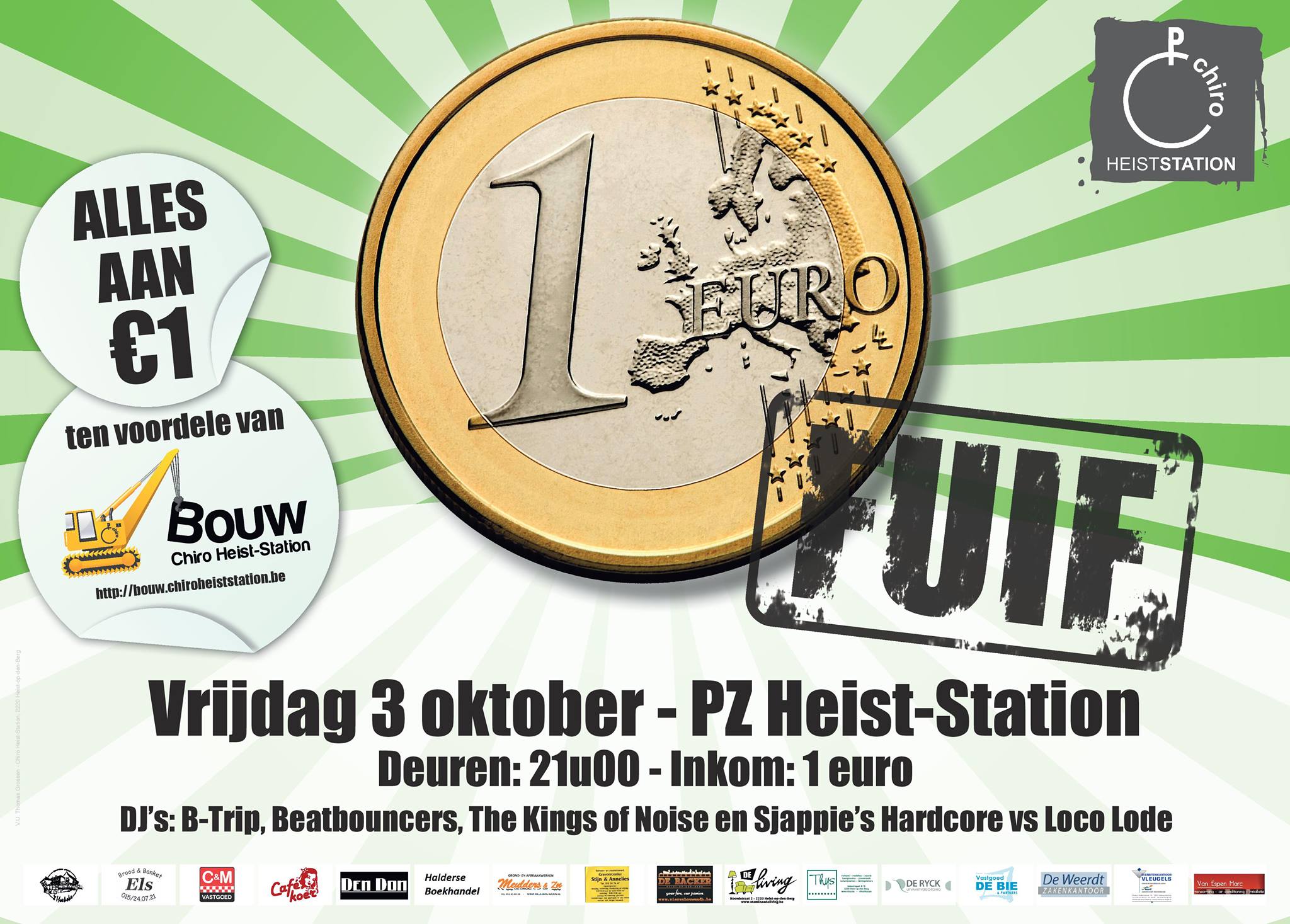 â‚¬1-FUIF affiche op 03/10/2014