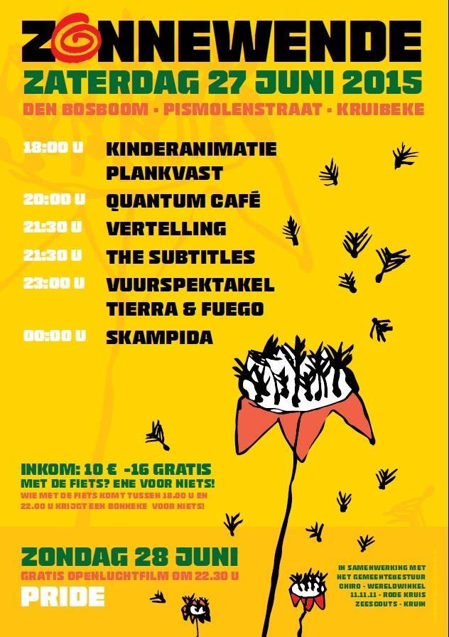 Zonnewende affiche op 27/06/2015