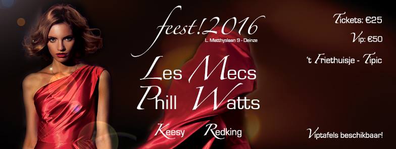 Feest!2016 affiche op 31/12/2015