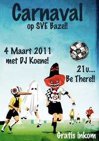 carnavalsfuif affiche op 04/03/2011