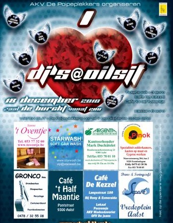 DJ'S@OILSJT affiche op 18/12/2010