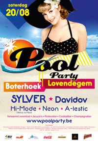 Poolparty affiche op 20/08/2011