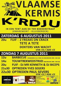 K'rdju fuift affiche op 07/08/2011