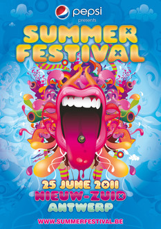 summerfestival affiche op 25/06/2011