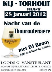 Nacht Van De Thouroutenaere affiche op 28/01/2012