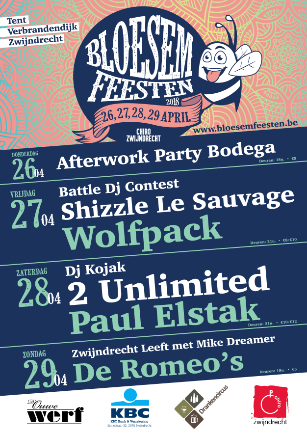 Bloesemfeesten affiche op 26/04/2018