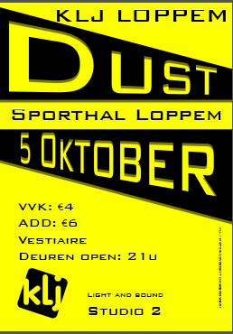 DUST affiche op 05/10/2013