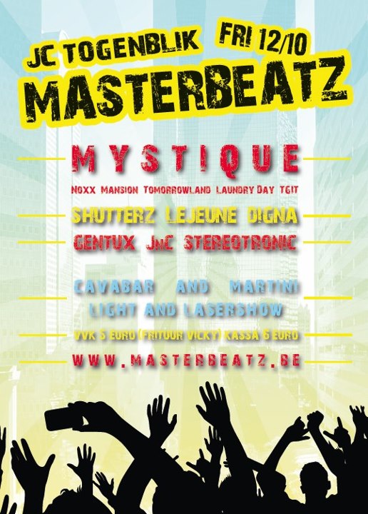 Masterbeatz affiche op 12/10/2012