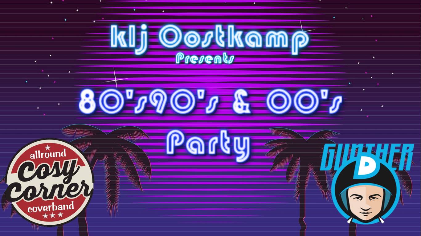 80's 90's & 00's Party KLJ-Oostkamp affiche op 27/07/2018