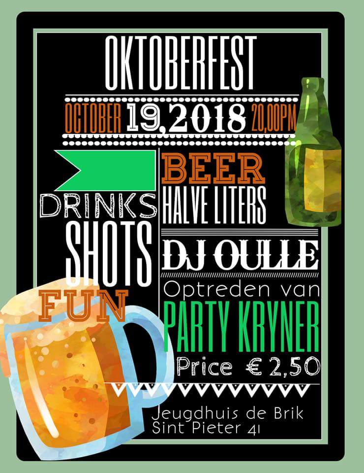 Okterberfest  affiche op 19/10/2018