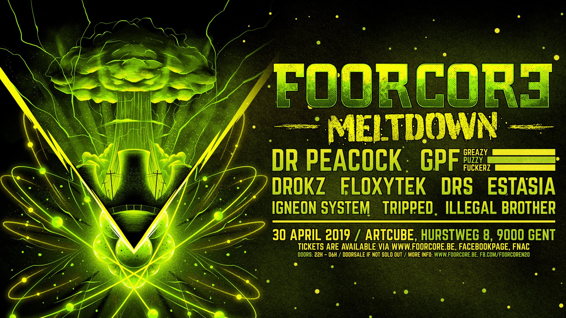 Foorcore affiche op 02/02/2019