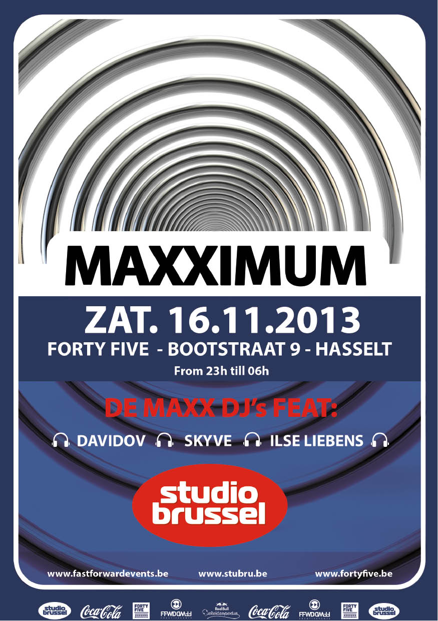 Maxximum affiche op 16/11/2013