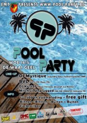 Poolparty affiche op 16/05/2012