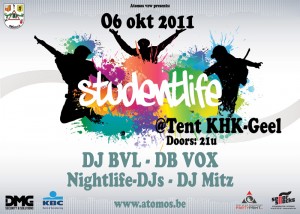 Studentlife affiche op 06/10/2011