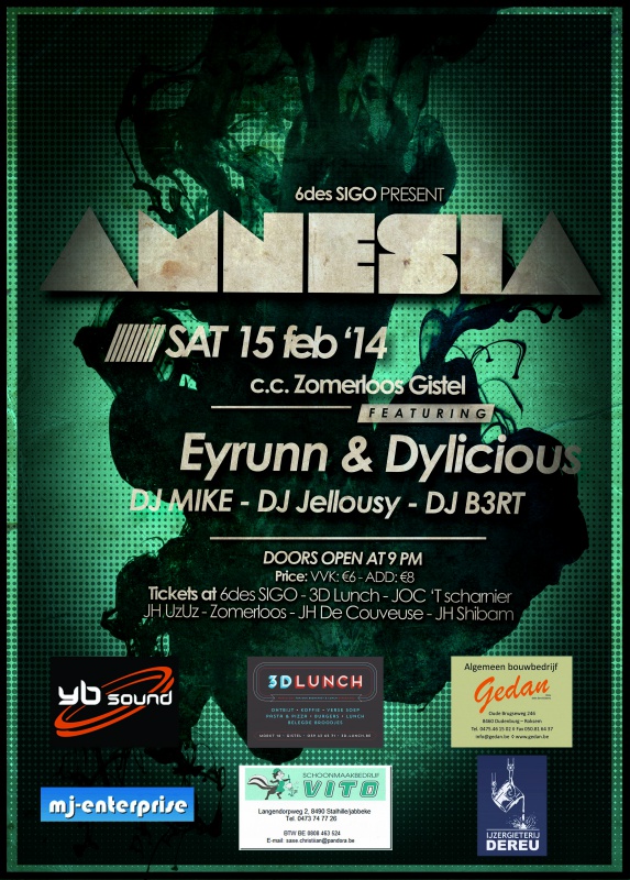 Amnesia affiche op 15/02/2014