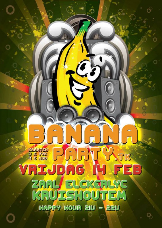 Bananaparty affiche op 14/02/2014