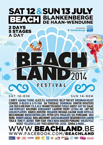 Beachland affiche op 12/06/2015