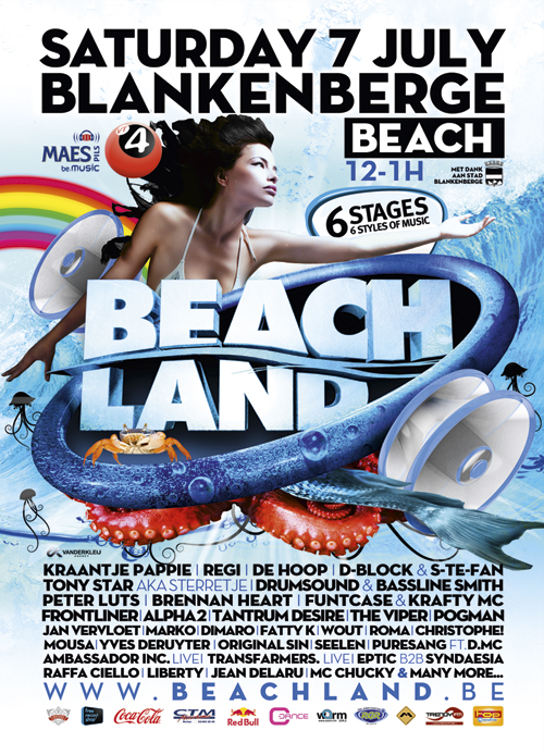 Beachland affiche op 07/07/2012