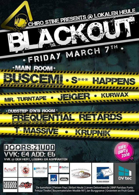 Blackout affiche op 07/03/2014