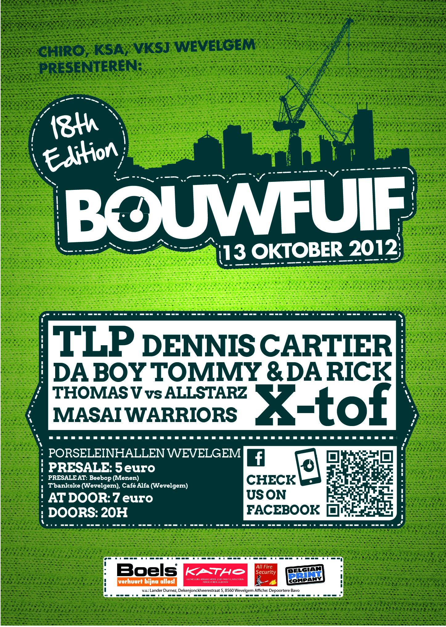 bouwfuif affiche op 13/10/2012