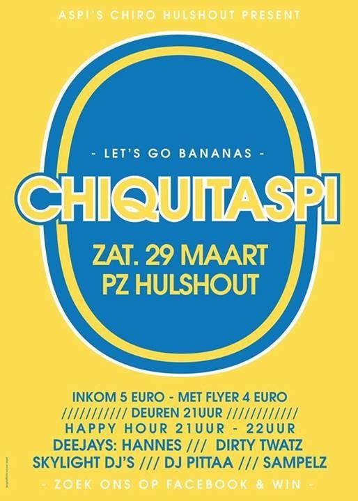 Chiquitaspi! affiche op 29/03/2014