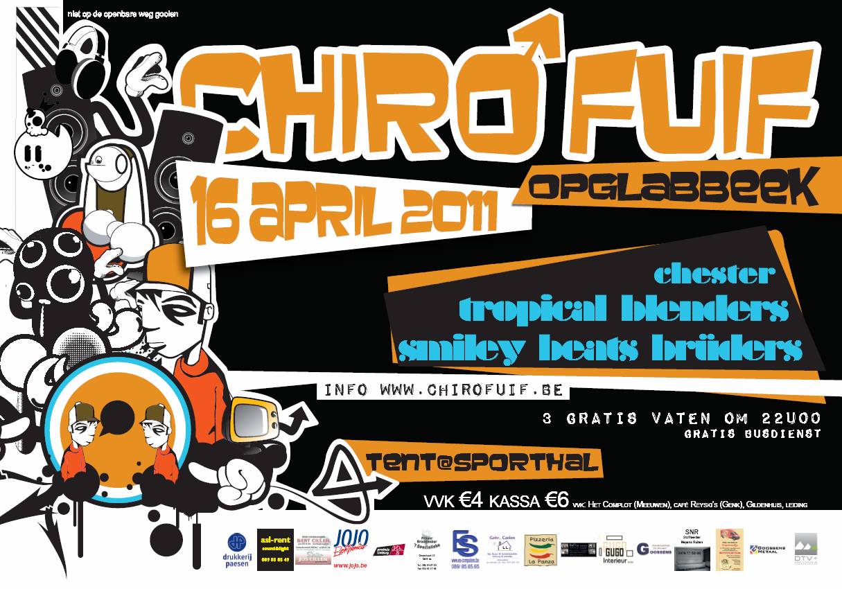 Chirofuif  affiche op 14/04/2012