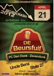 Beursfuif affiche op 21/04/2012