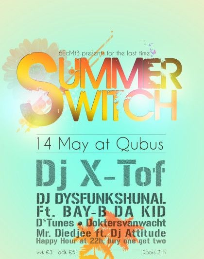 Summerswitch affiche op 14/05/2011