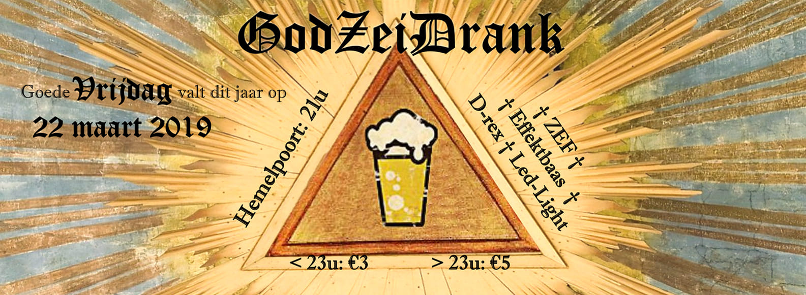 GodZeiDrank affiche op 22/03/2019