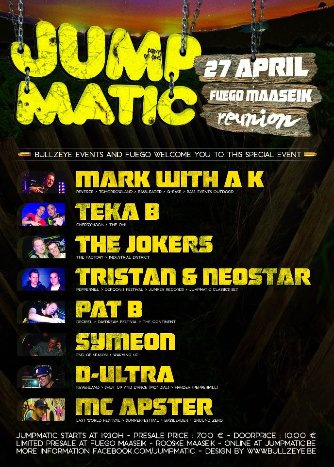 Jumpmatic affiche op 27/04/2012