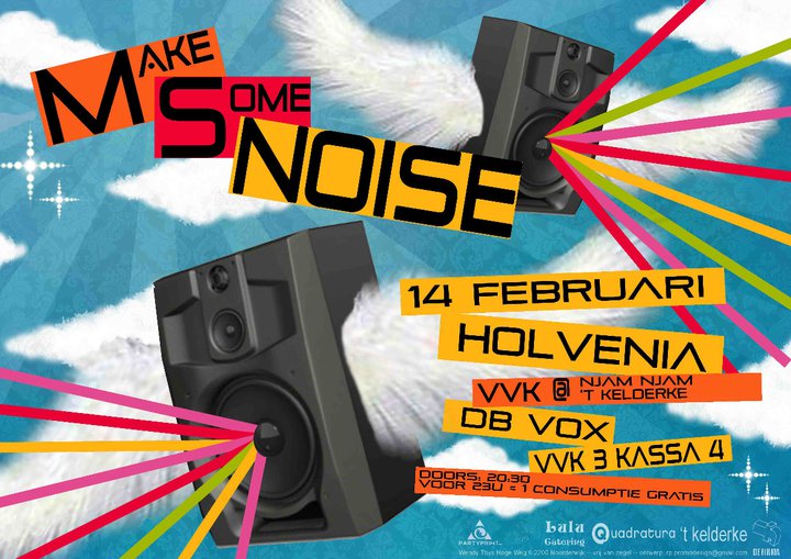 MakeSomeNoise affiche op 14/01/2011