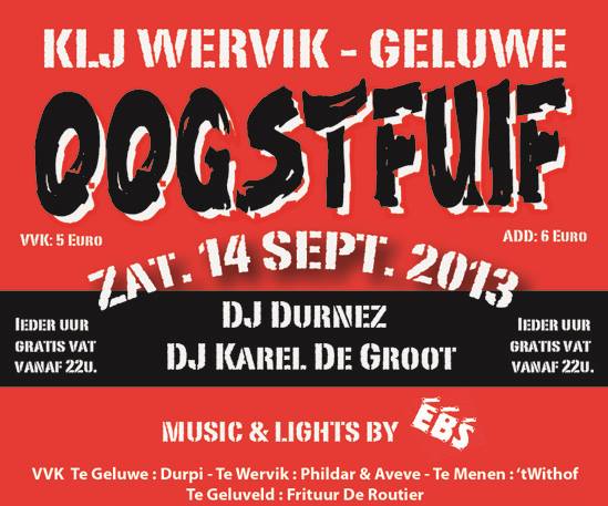 oogstfuif affiche op 14/09/2013