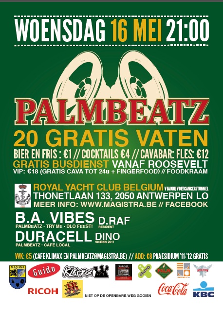 Palmbeatz affiche op 16/05/2012