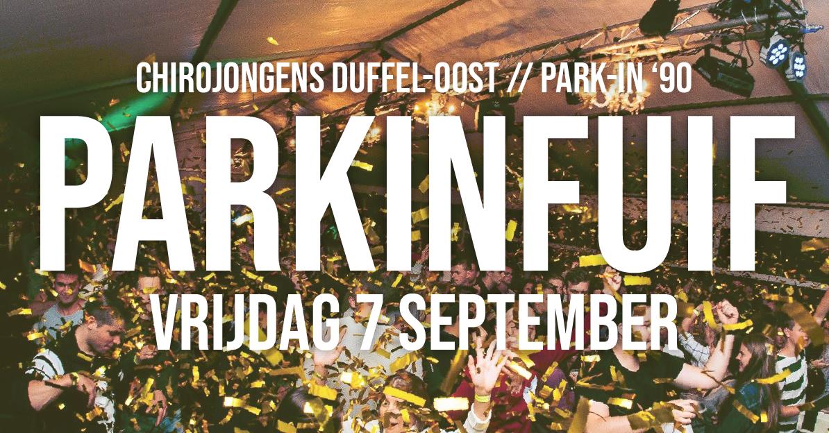 Park-In '90 Fuif 2018 affiche op 07/09/2018