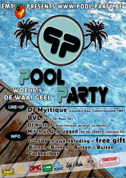 PoolParty affiche op 16/05/2012