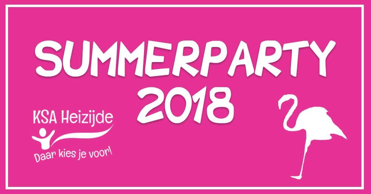 Summerparty affiche op 14/07/2018