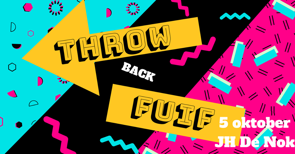 Throwbackfuif affiche op 05/10/2018
