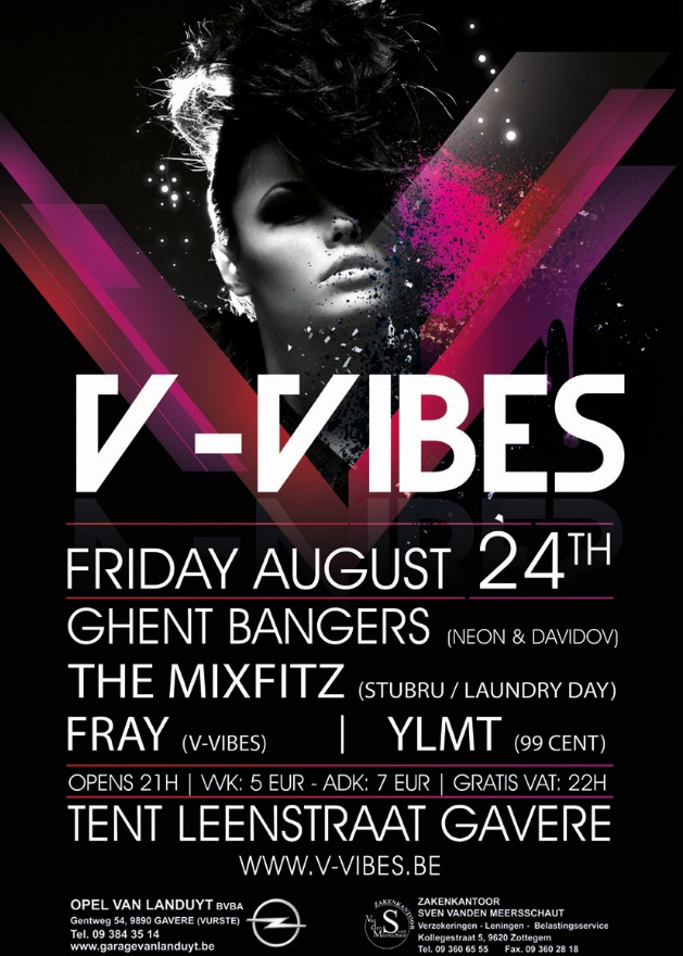 V-Vibes affiche op 24/08/2012