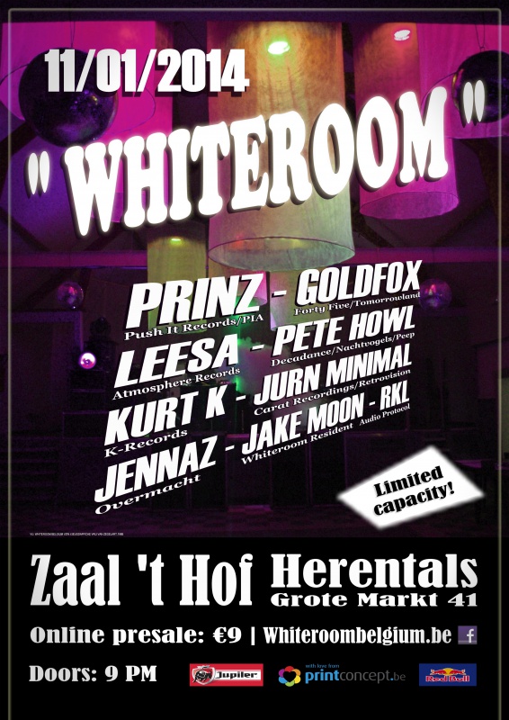 Whiteroom  affiche op 11/01/2014